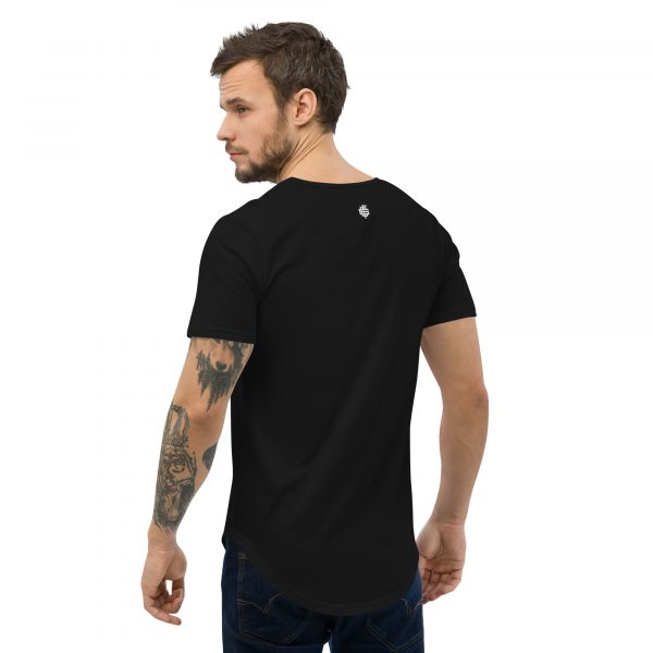 SF® Men's Curved Hem Black T-Shirt