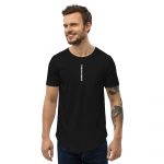 SF® Men’s Curved Hem Black T-Shirt